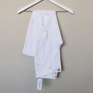 NWT Pacsun distressed white jeans